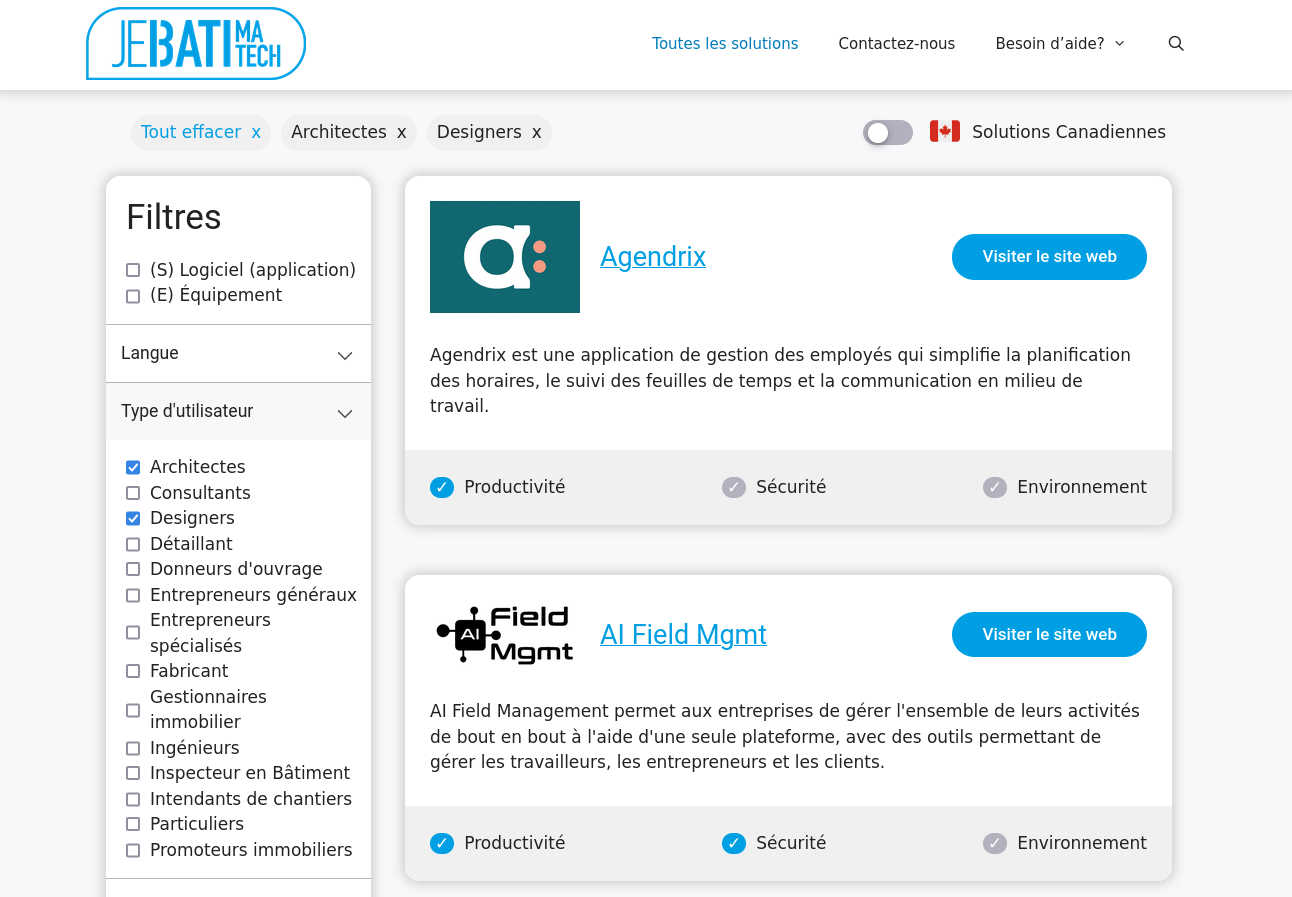 JeBatimatech screenshot